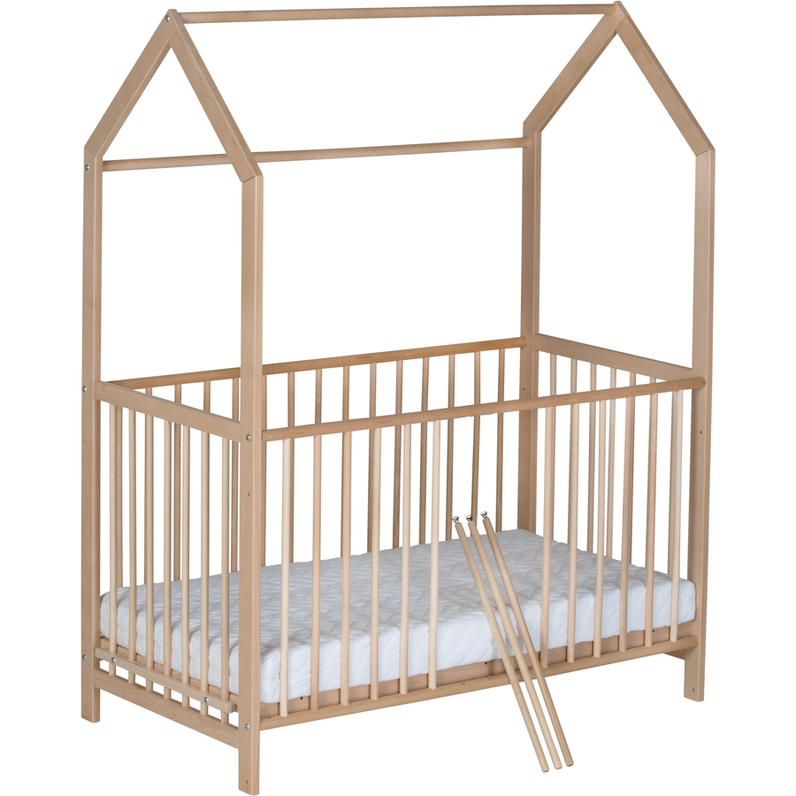 Schardt Hausbett Micky natur lackiert 60x120cm