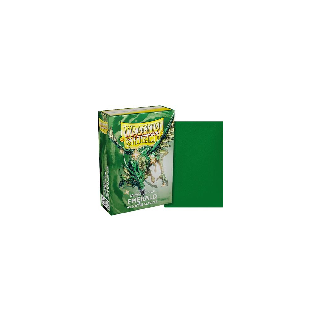Dragon Shield - 60 Japanese Sleeves Matte - Emerald