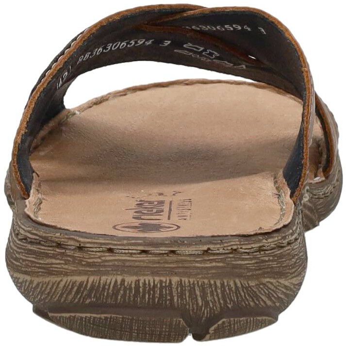 Rieker Heren slippers cognac