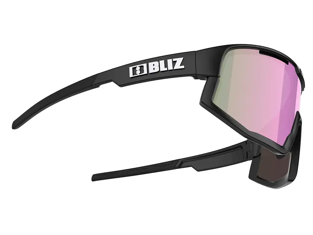 Bliz Fusion Small Sport Zonnebril Mat Zwart met Rose Multi Lens