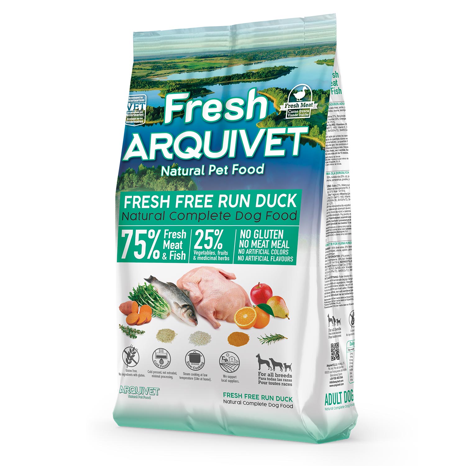 Pato fresco criado solto - 10 kg