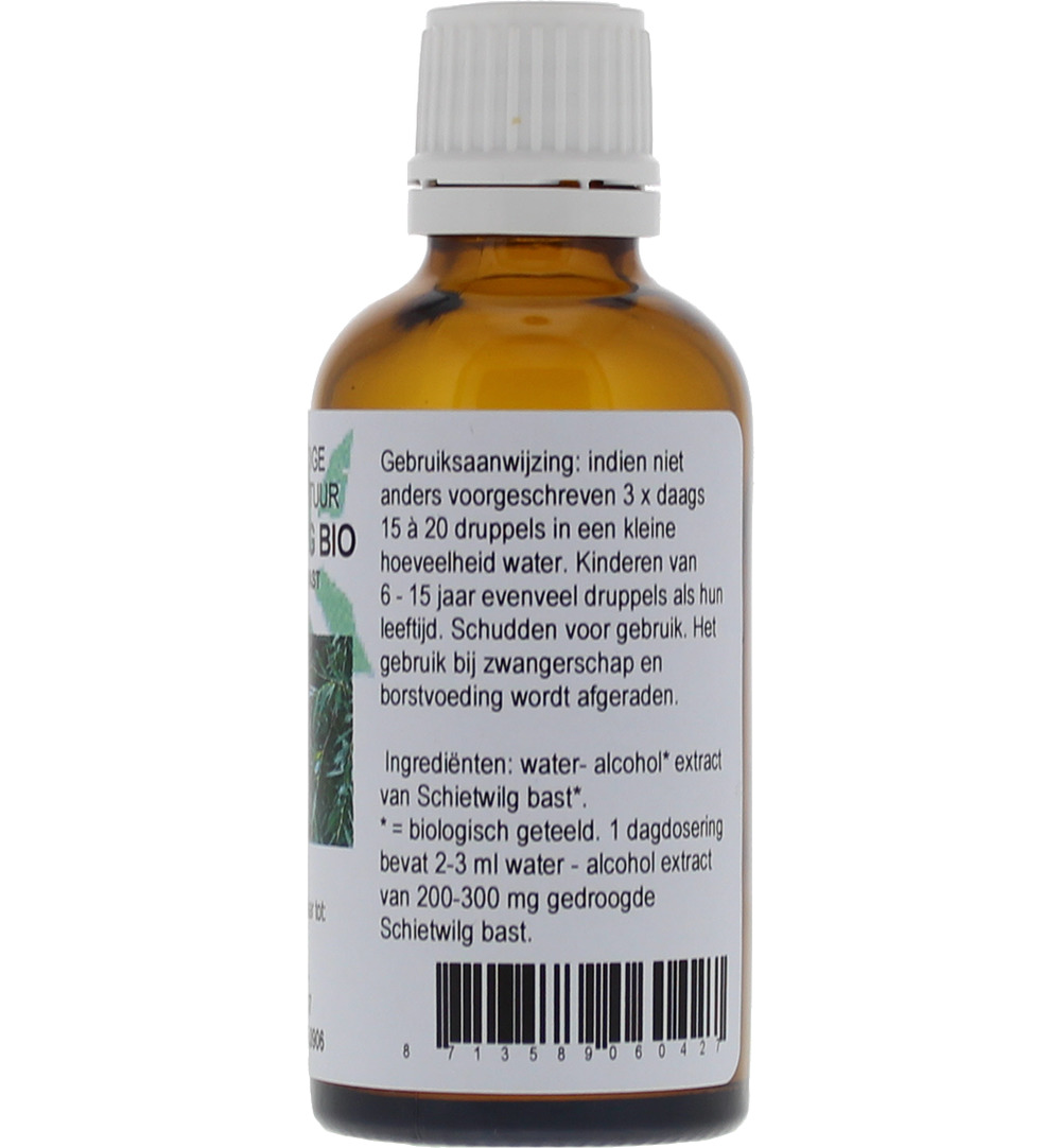De Cruydhof Salix alba / wilgenbast tinctuur bio (50 ml)