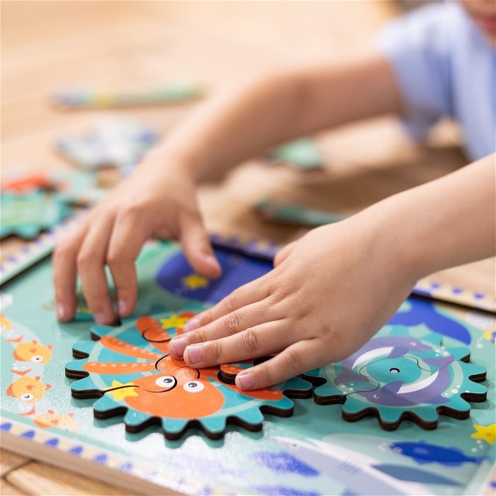 Melissa og Doug - Undervands træudstyrspuslespil - (31003)