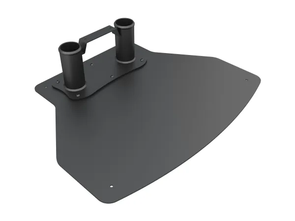 Multibrackets M Public Floorstand Basic 180 Floorbase - Komponenter til montering (monteringsbase) - stål - sort - på gulv