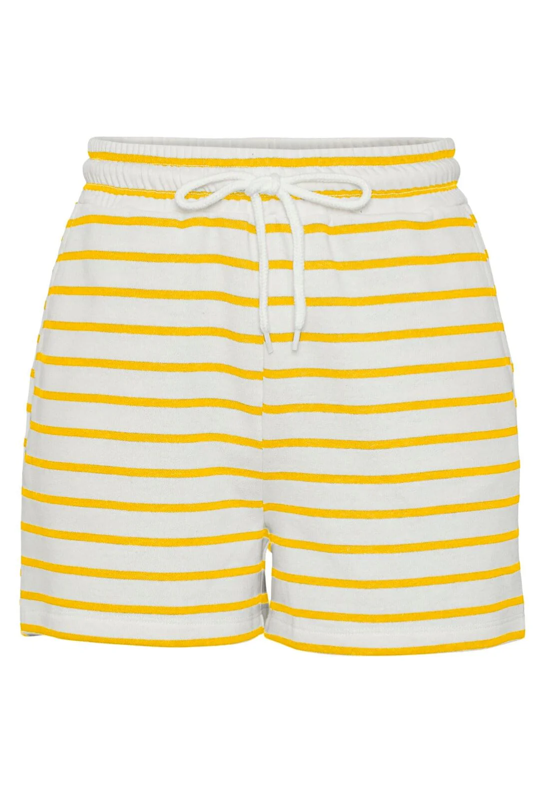 Pieces Pcchilli Summer Shorts Stripe 4484778 cloud dancer lemon