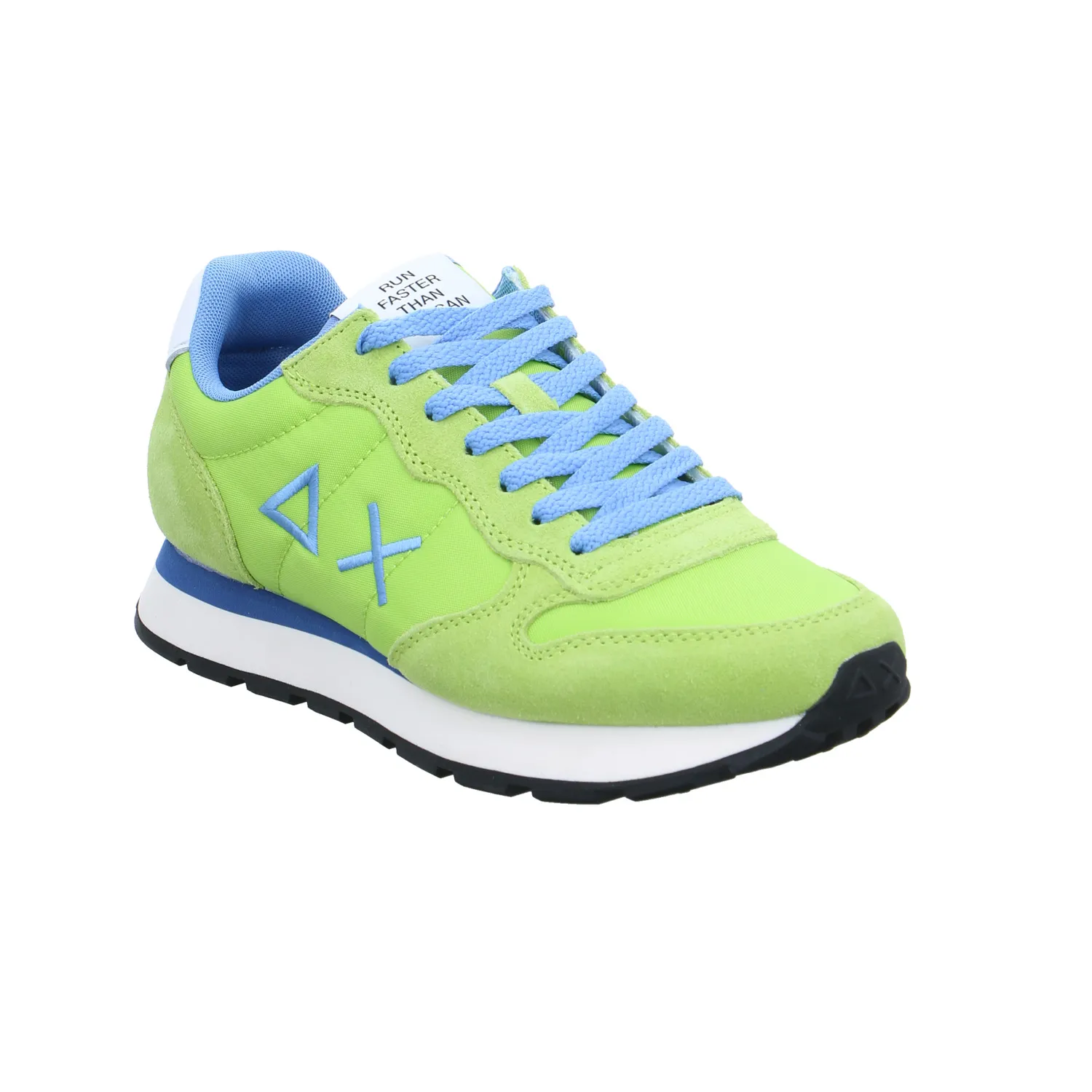 SUN68 Halbschuhe Sneaker Stoff Grün Textil