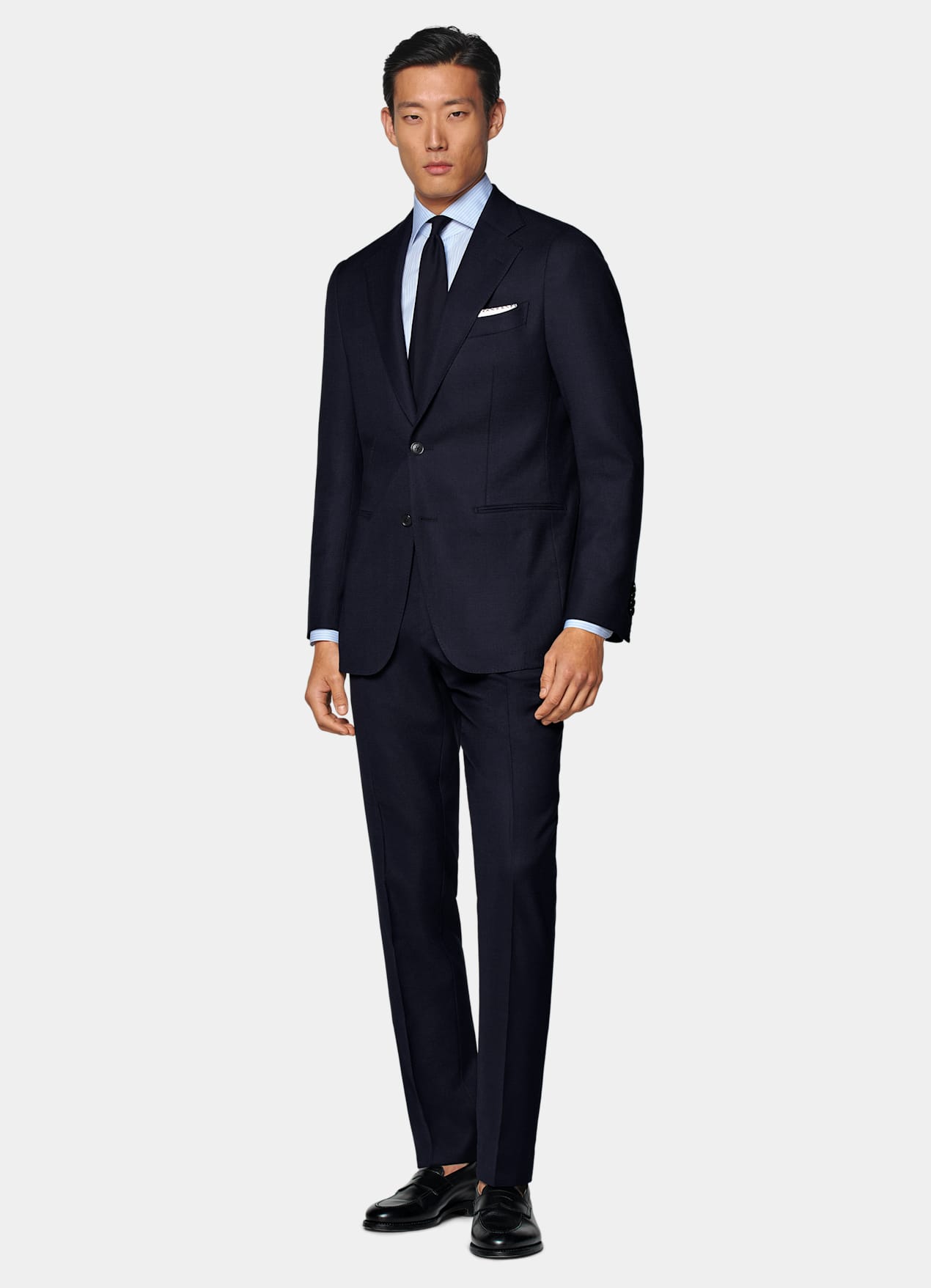 Costume Perennial Havana coupe Tailored bleu marine