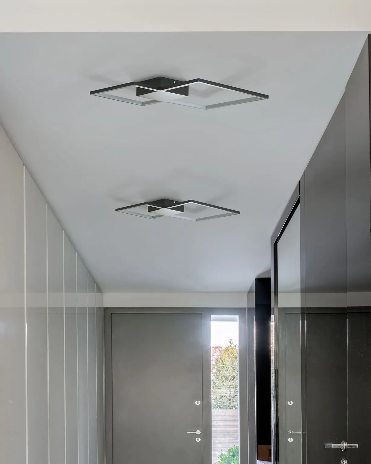 LED plafondlamp OKSU Metaal Zwart