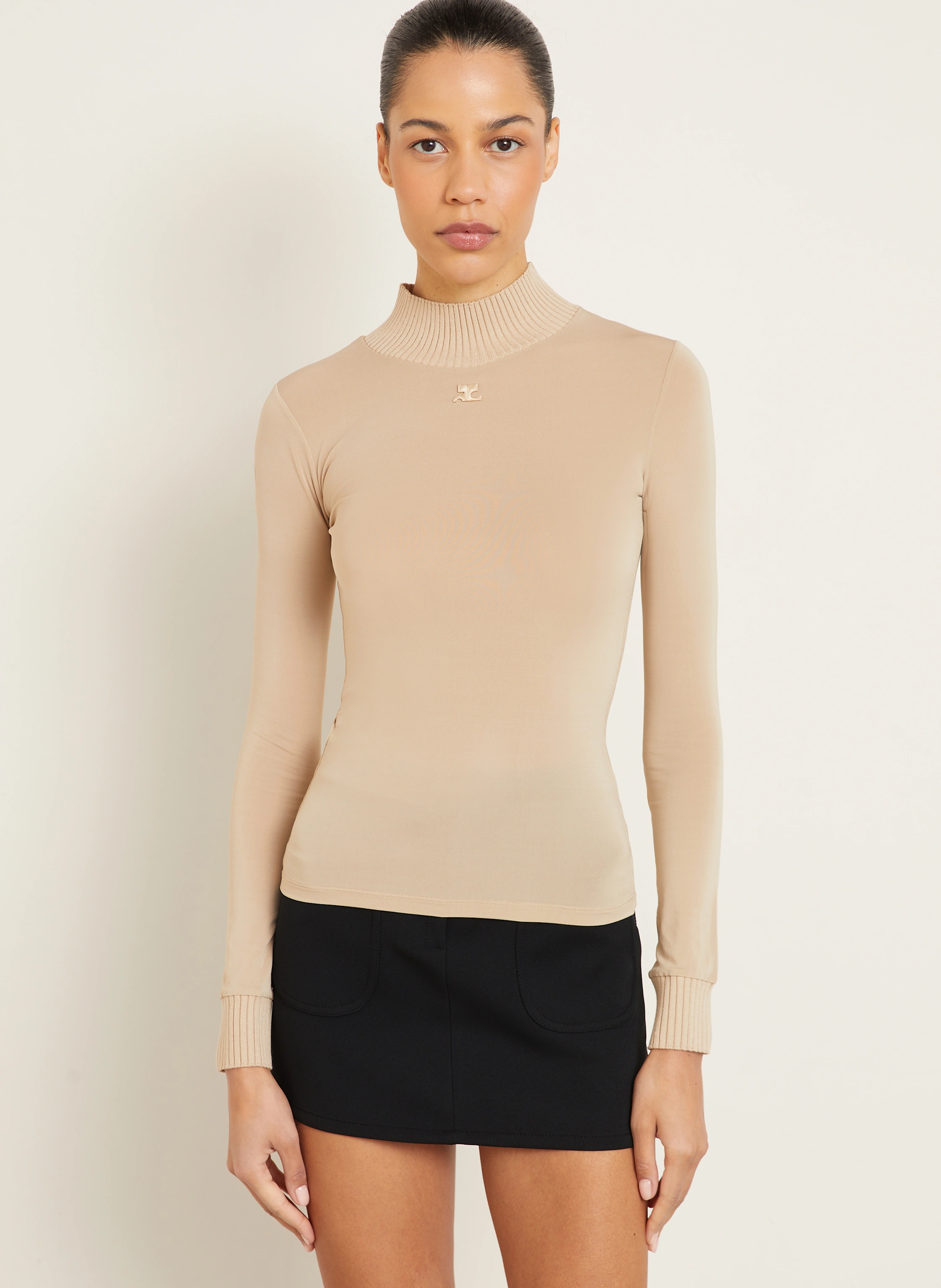 Courrèges Longsleeve aus Mesh