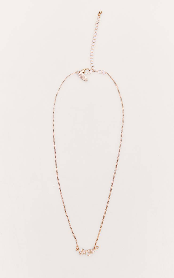 Doré Collier Zodiaque Vierge