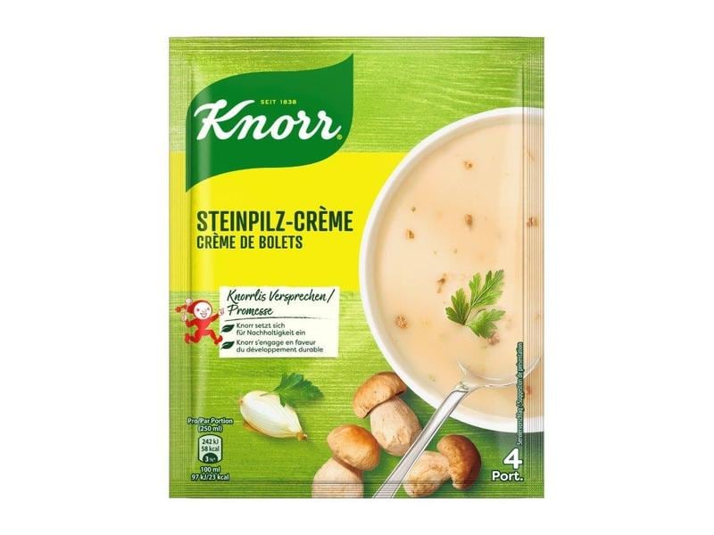 Knorr Steinpilz-Crème Suppe 4 Portionen Suppenmischung zum Anrühren