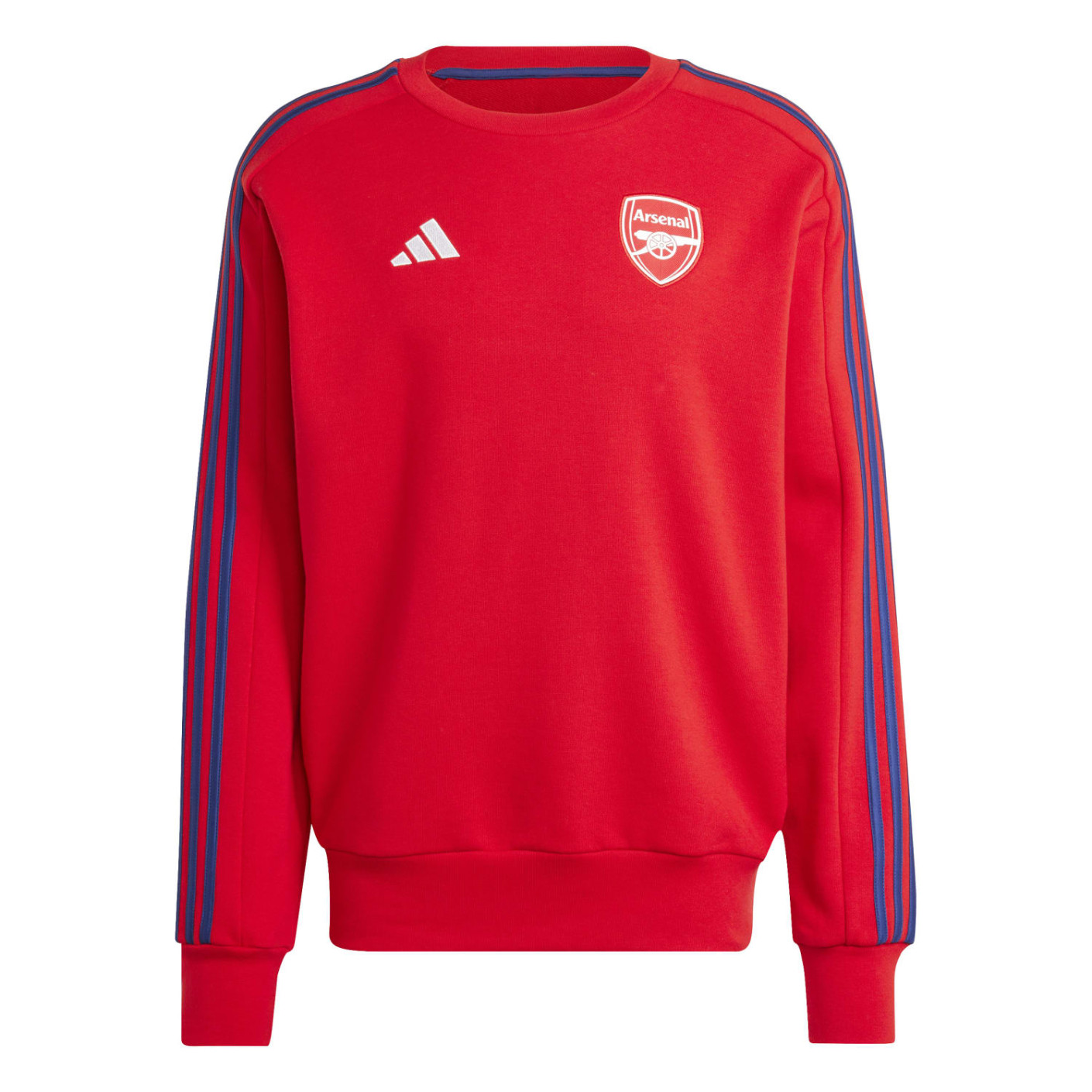 Adidas Arsenal DNA Crew Sweater 2024-2025 Rood Donkerblauw