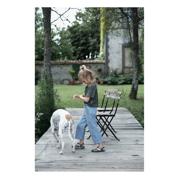 Poudre Organic Pantalon Coton Bio Pomelos | Bleu