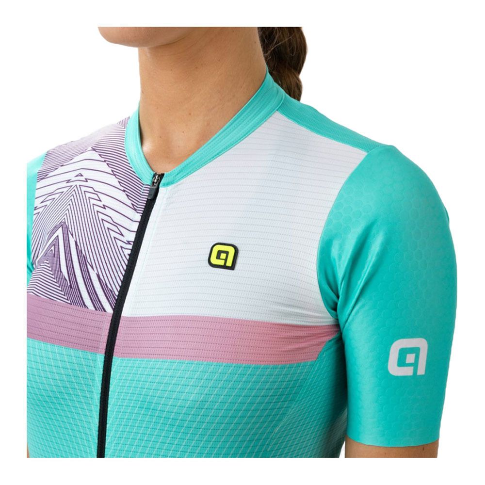 Ale ZIG ZAG - Maillot Femme turquoise