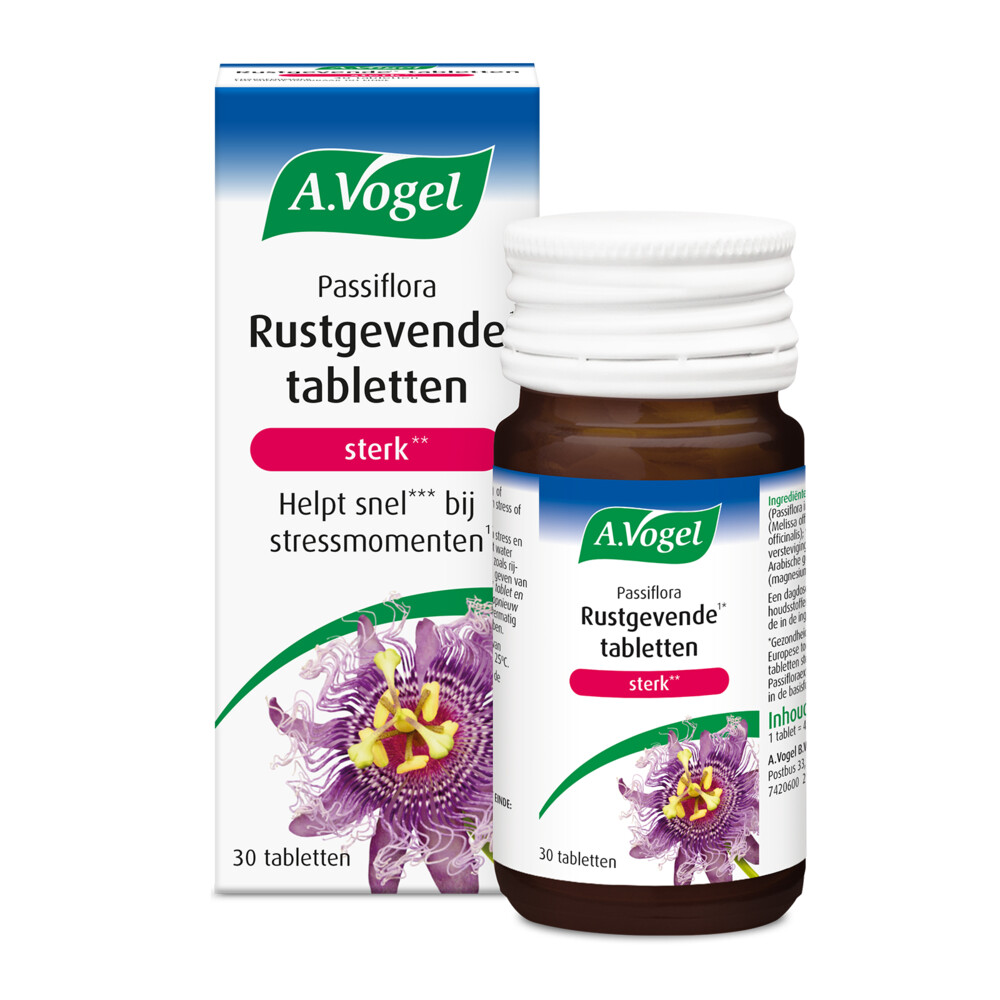 A.Vogel Passiflora Rustgevend Sterk30 tabletten