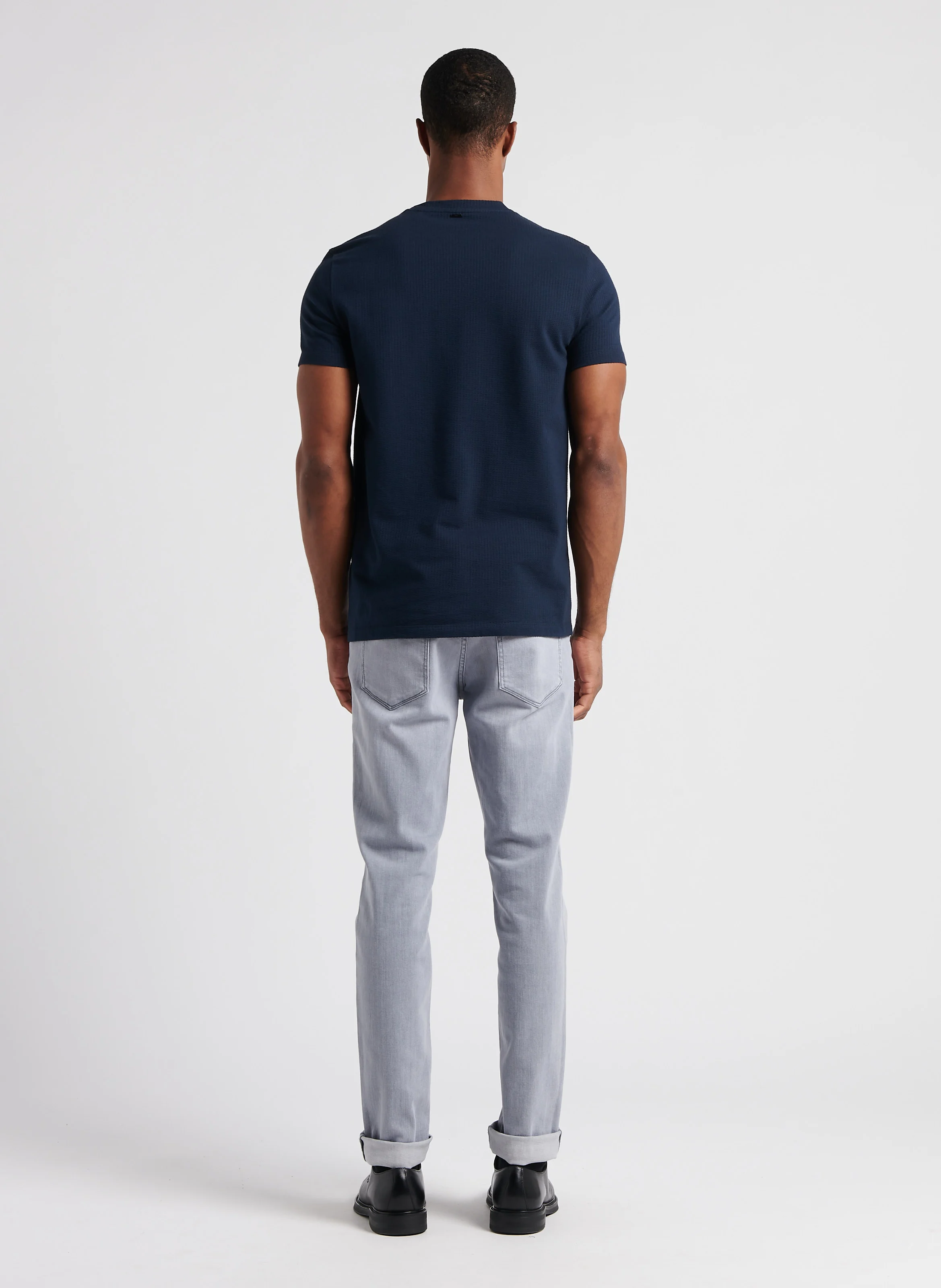 Jean slim en coton stretch | Gris