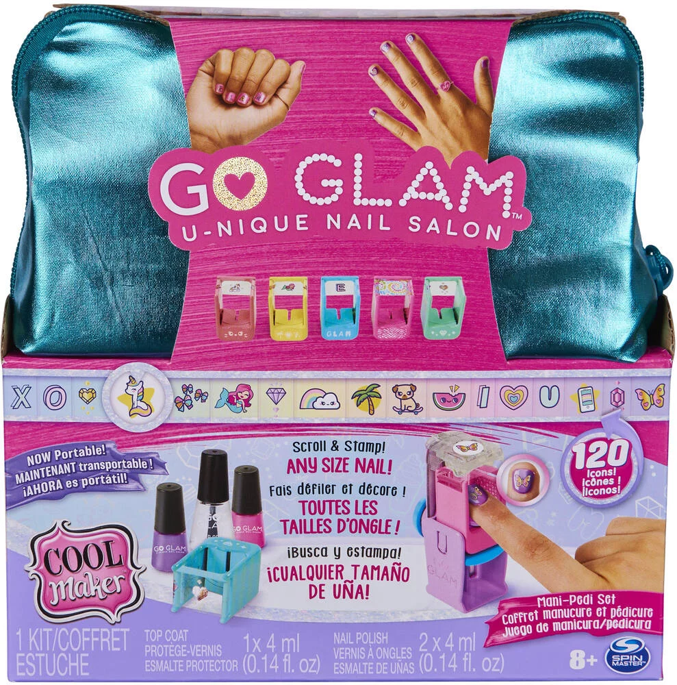 COOL MAKER - COFFRET GO GLAM U-NIQUE NAIL SALON AVEC POCHETTE