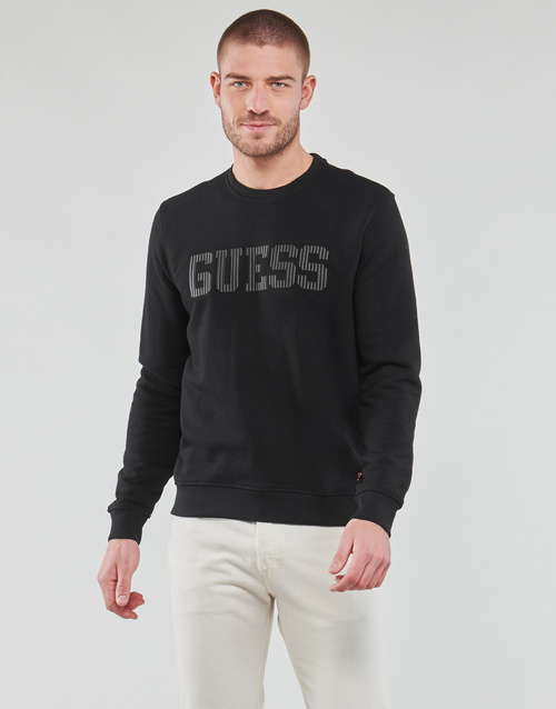 Guess - BEAU CN FLEECE - Noir