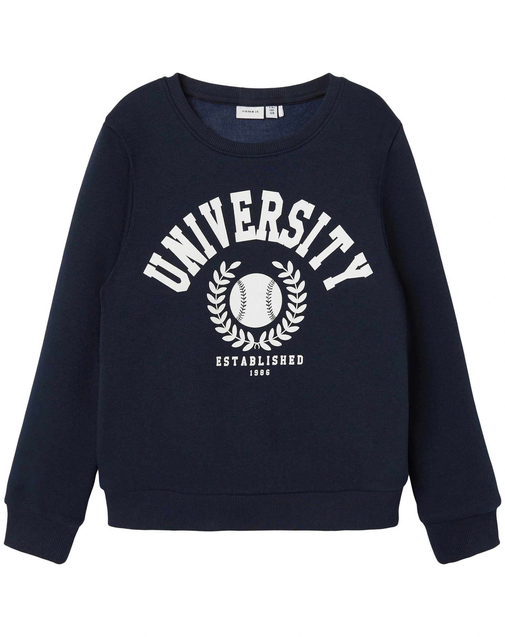 Sweatshirt NKNTILLE  UNIVERSITY in dark sapphir