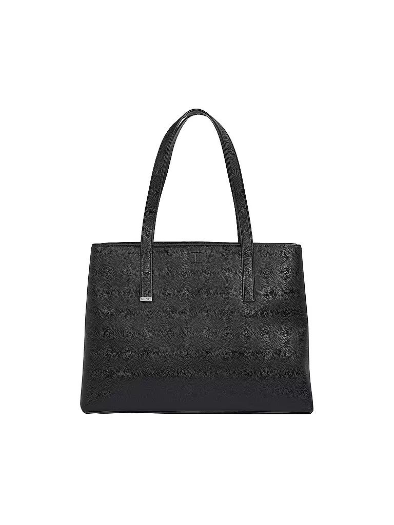 CALVIN KLEIN Tasche - Shopper CK PLAQUE Medium schwarz