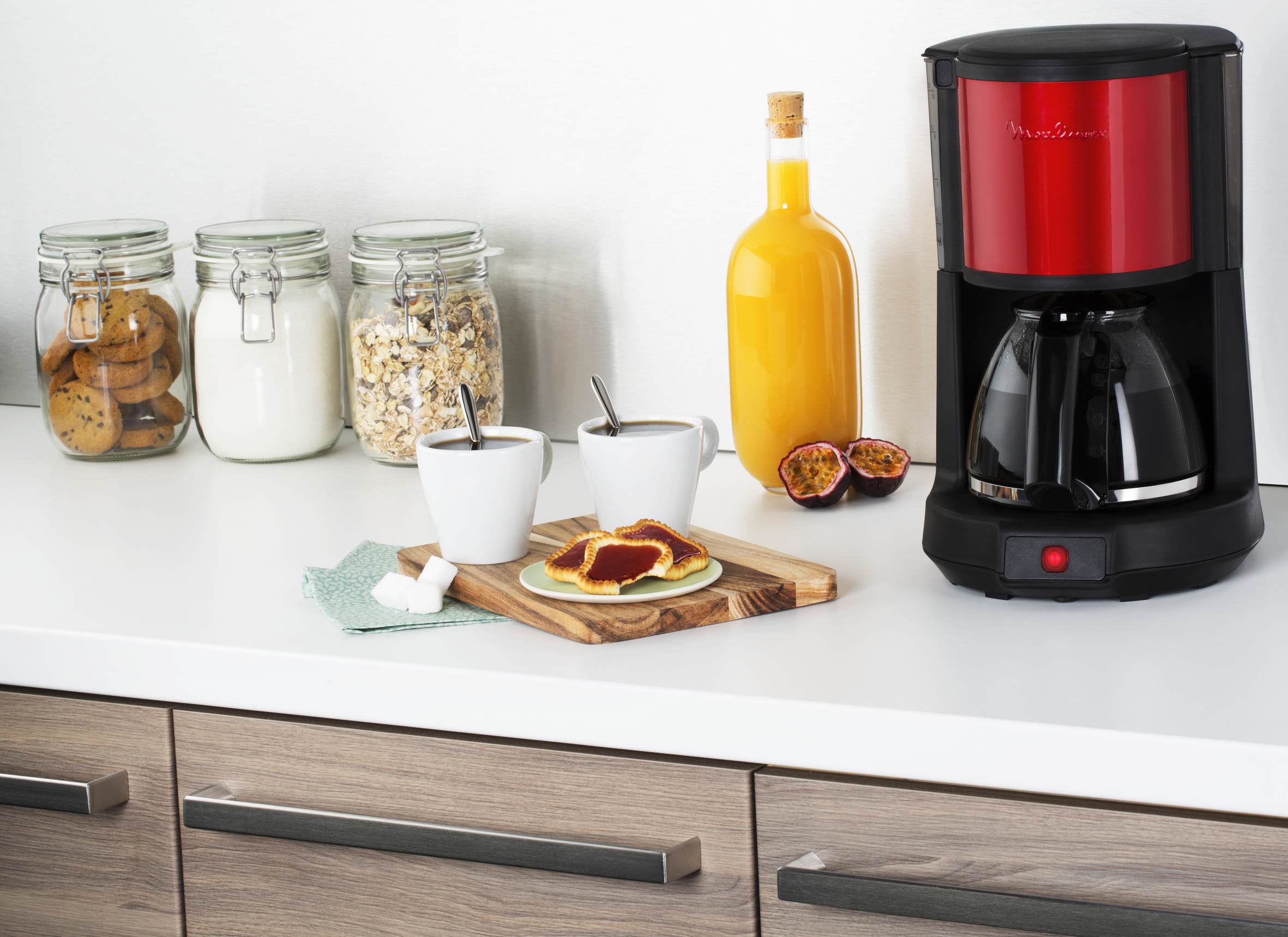Subito Select rouge inox 10/15 tasses