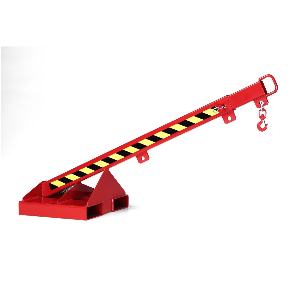 RR Industrietechnik telescopische kraanarm type RLH-T1 tot 1000 kg hefvermogen RAL 3000 vuurrood