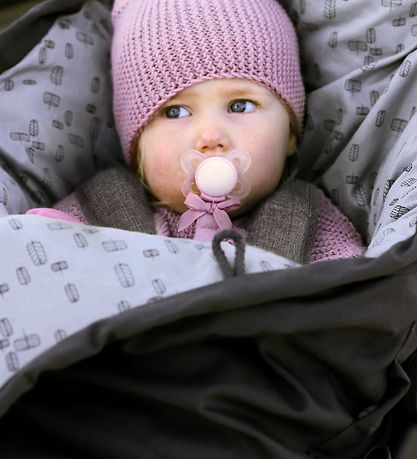 Voksi Fußsack - Classic+ Mini - 100 cm - Grey Leaf