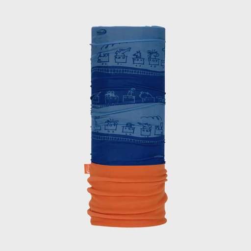 Protetor de pescoço infantil Polarwind com estampa de circo em fleece