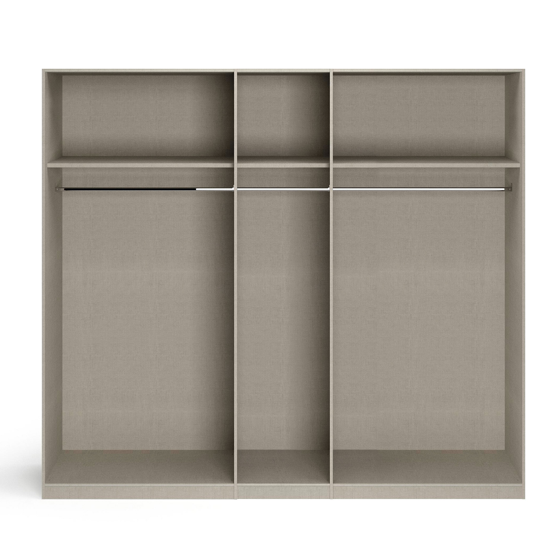Drehtürenschrank - alpinweiß - 5-türig - 226x210 cm