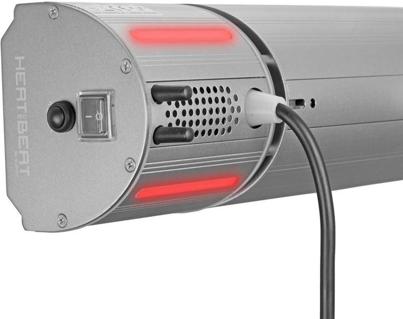 Eurom - Heat and Beat - Terrasverwarming - Grijs - Infrarood