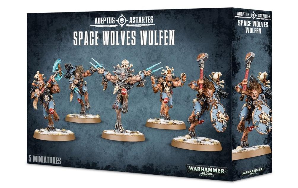 Figurenset Warhammer 40.000 Space Wolves WulfenWarhammer 40K Bausatz