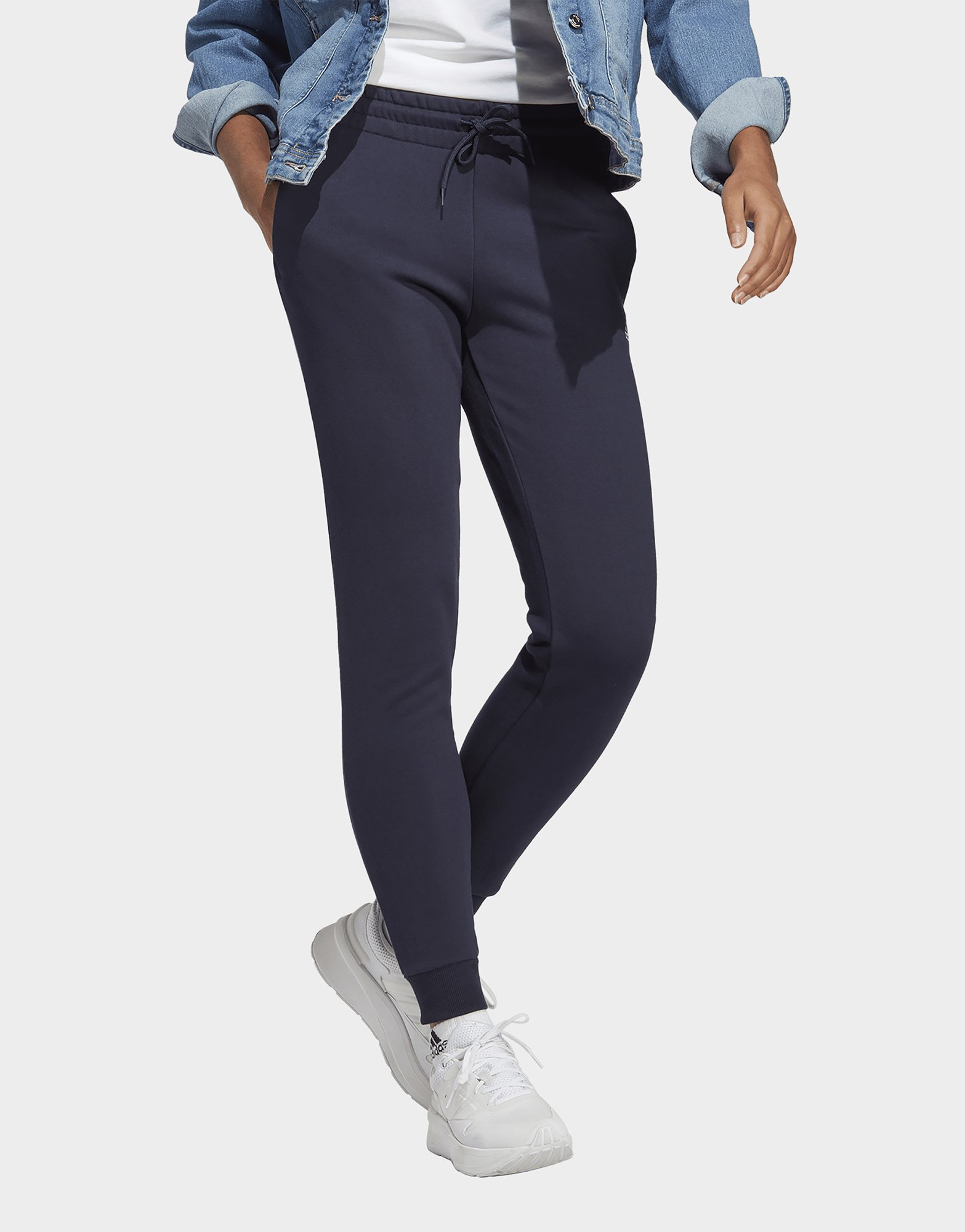 adidas Pantalon en molleton à chevilles élastiques Essentials Linear
