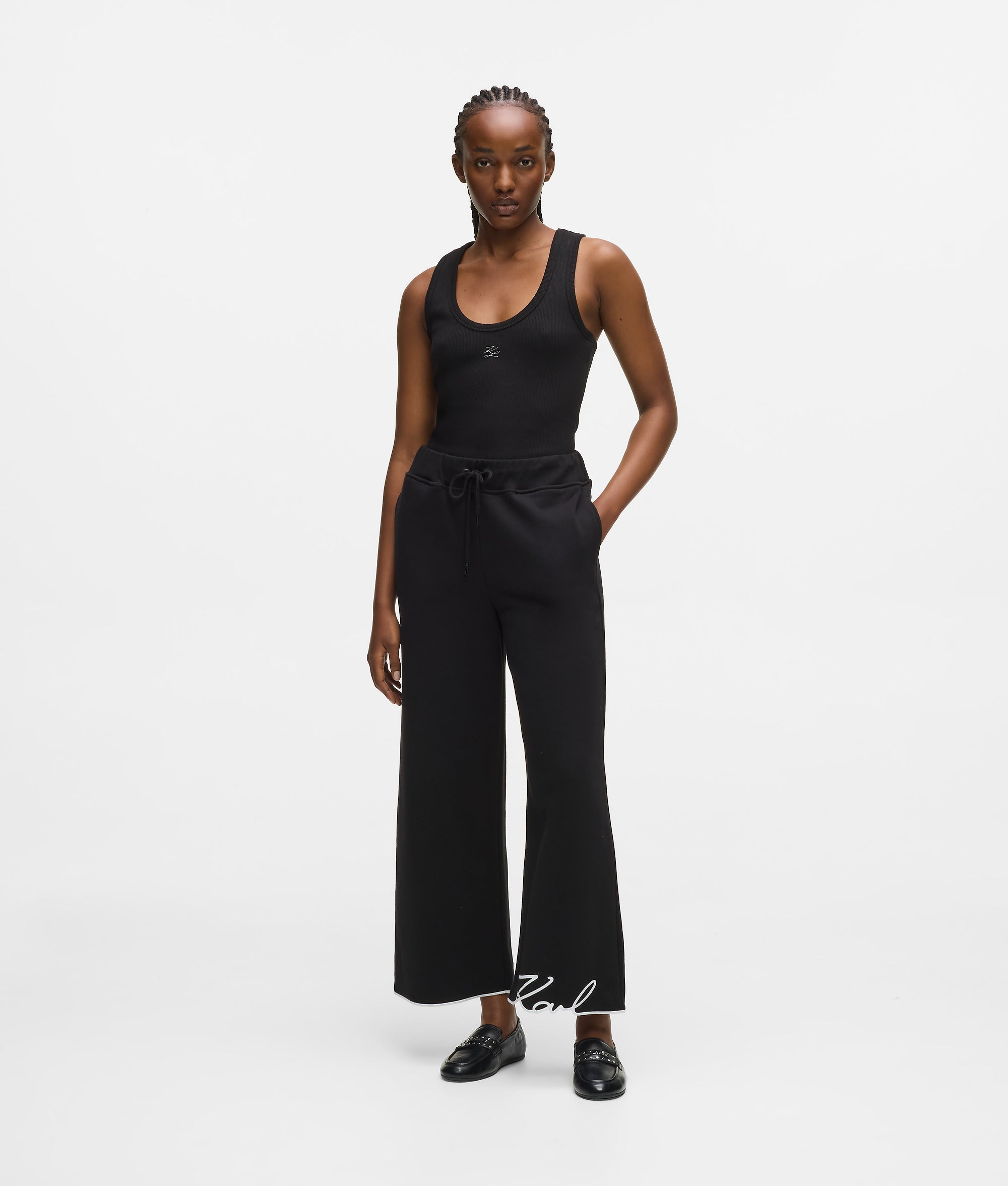 Signature joggingbroek met pijpboord