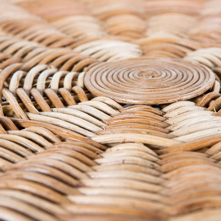 HKliving - Rattan Beistelltisch, high, Ø 48 cm, natural