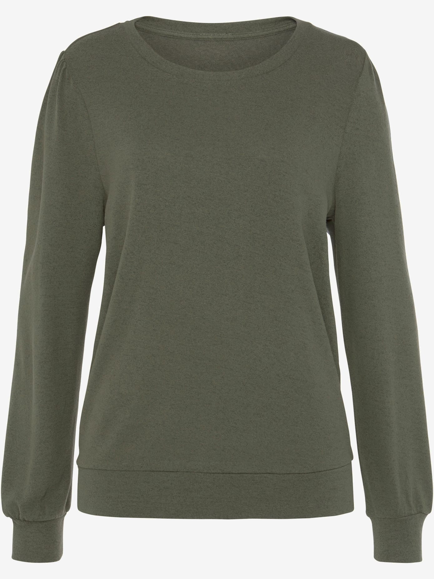 T-shirt manches longues t-shirt lascana qualité ultra-douce