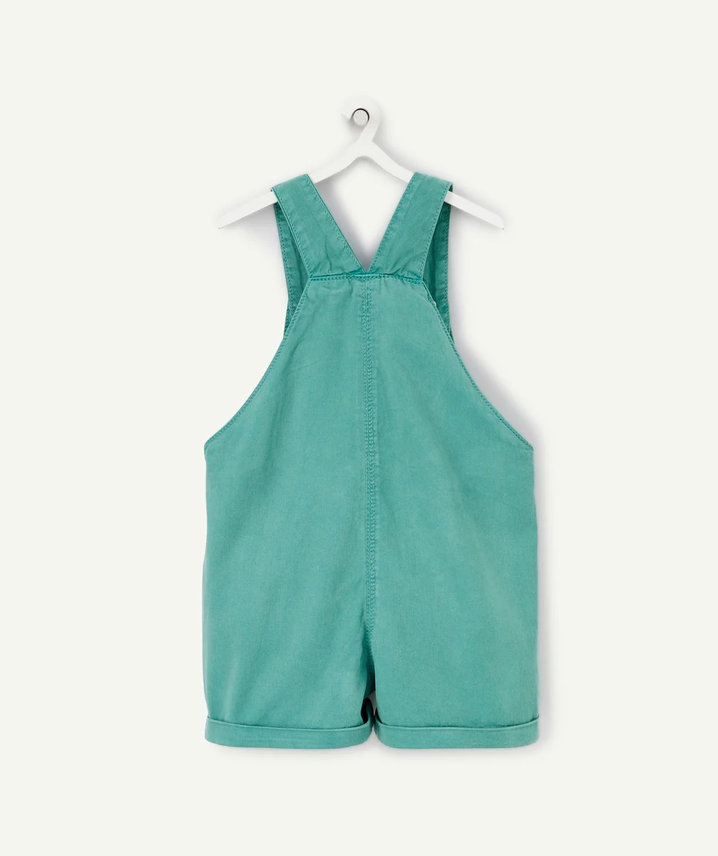 SALOPETTE VERTE BÉBÉ FILLE EN VISCOSE RESPONSABLE