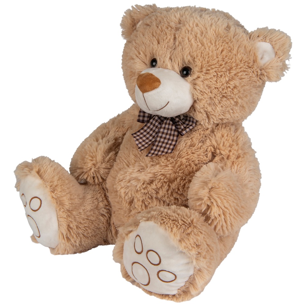 43 cm großer sitzender Teddybär – Braun