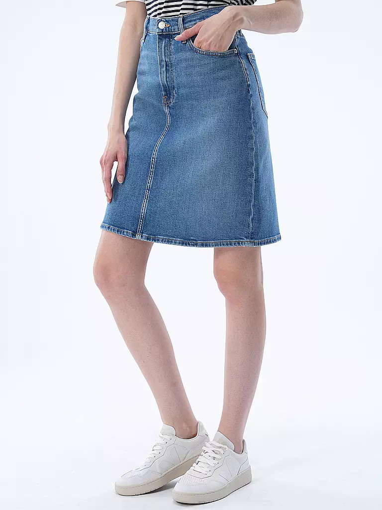 TOMMY HILFIGER Jeansrock  dunkelblau