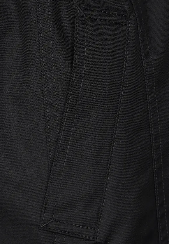 Klassischer Trenchcoat - Black