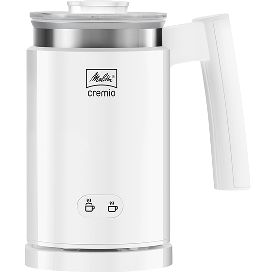 Cremio®|Milchaufschäumer Weiß
