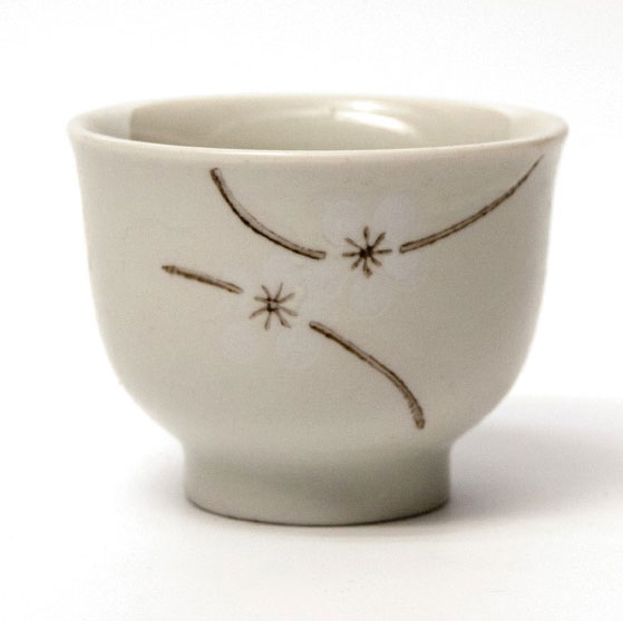 Teeservice 'Star', 2 Tassen & Teekanne, creme-braun zu 14,80