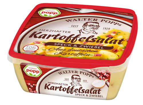 Walter Popps Herzhafter Kartoffelsalat mit Speck & Zwiebeln