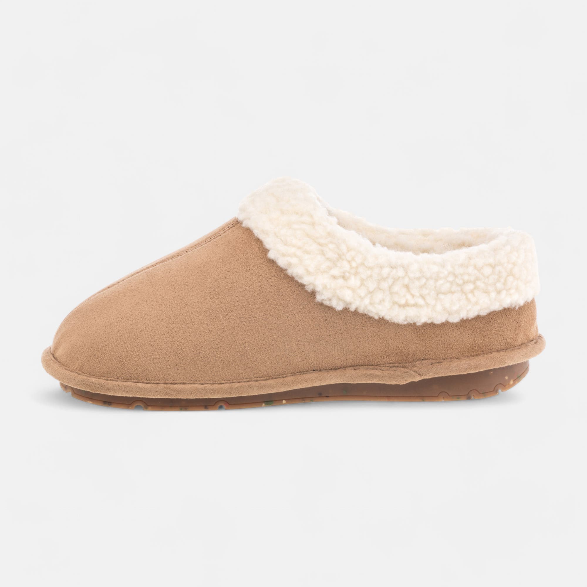 Pantoufles pieds sensibles Femme camel