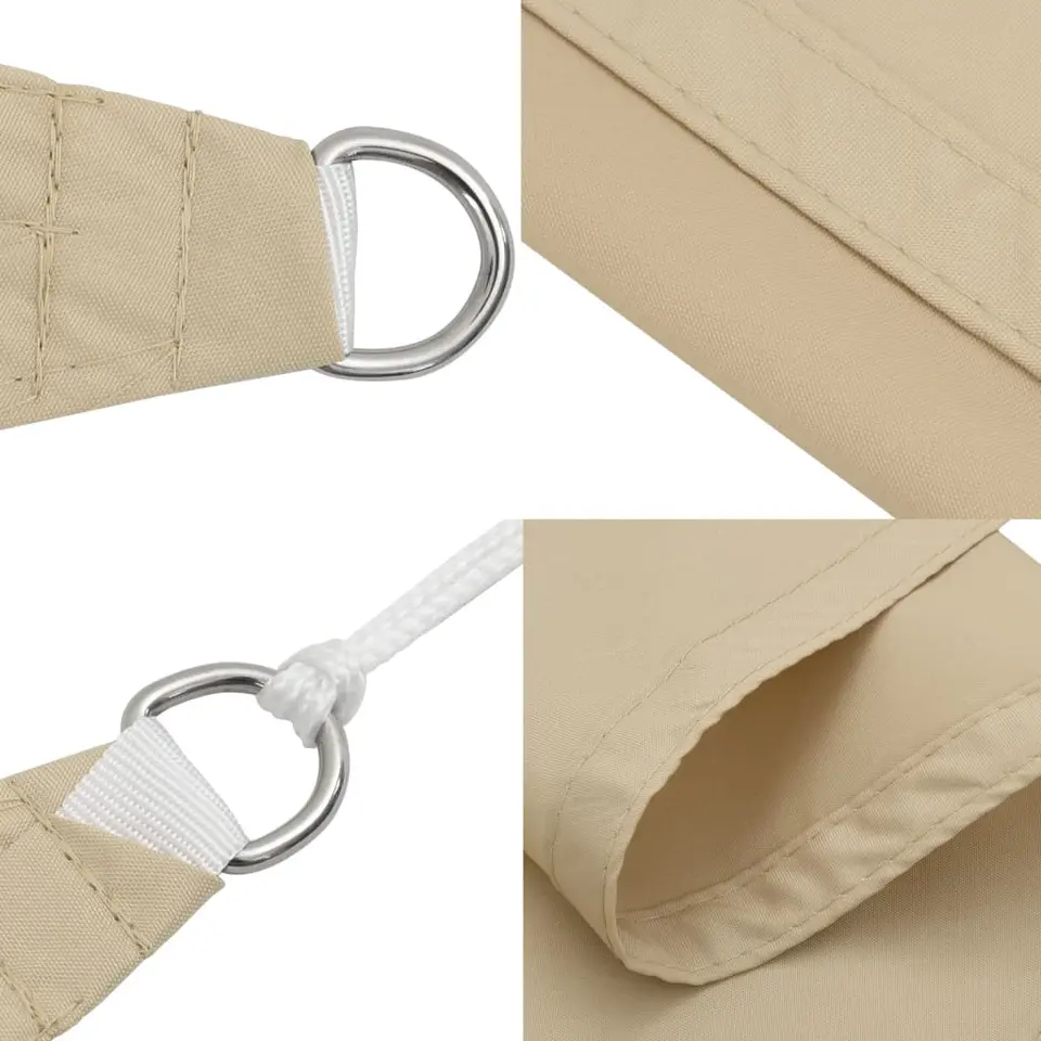vidaXL - Zonnezeil - Beige - 2 x 4 m