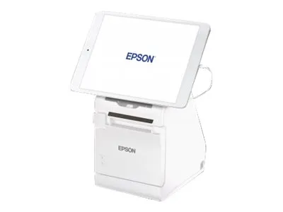 Epson TM m30II-S (011) - Kvitteringsprinter - termisk linje - Rulle (7,95 cm) - 203 x 203 dpi - op til 250 mm/sek. - USB 2.0, LAN, USB 2.0 vært, Lightning - skærer - hvid