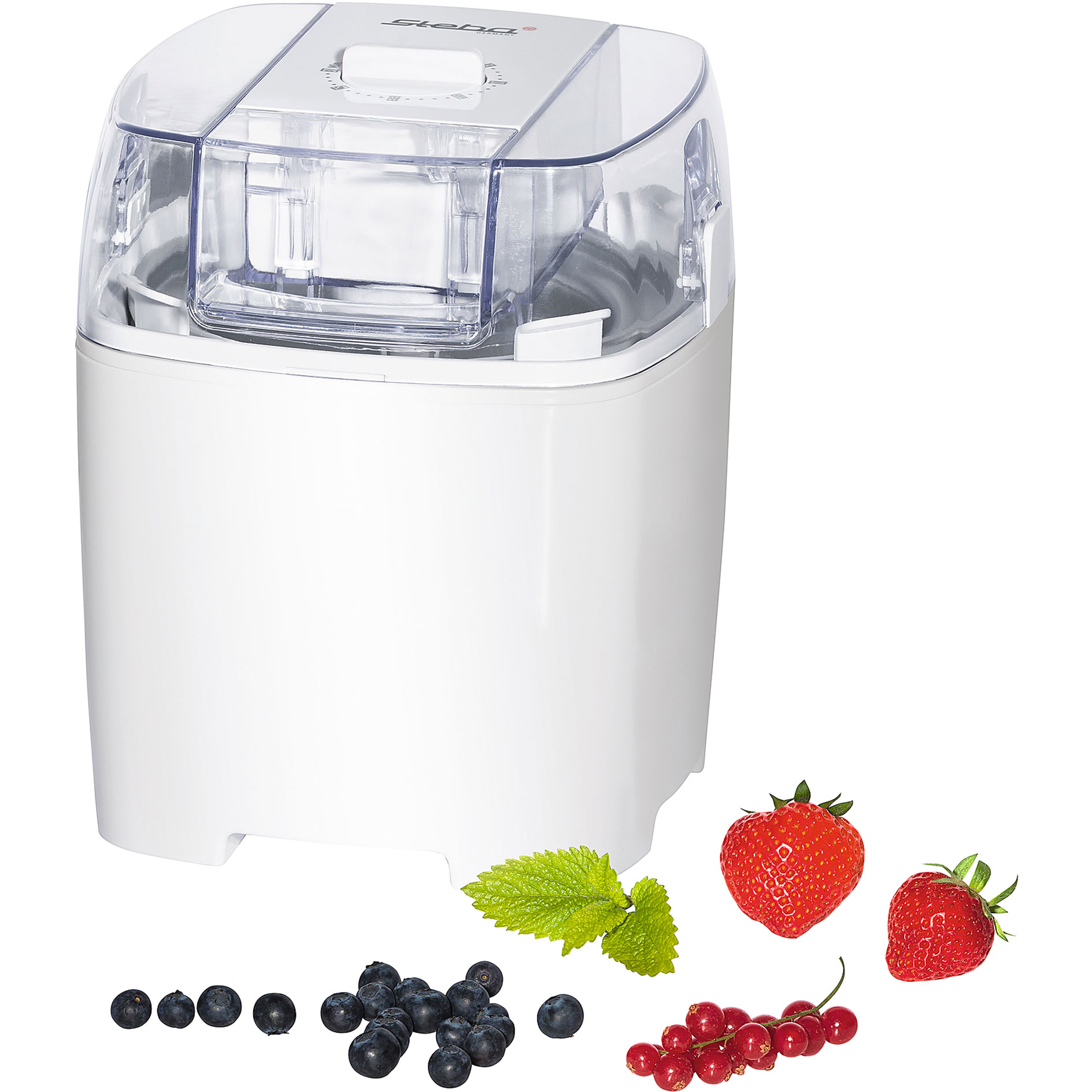 STEBA Eismaschine IC 20 - weiß - für bis zu 20 Kugeln