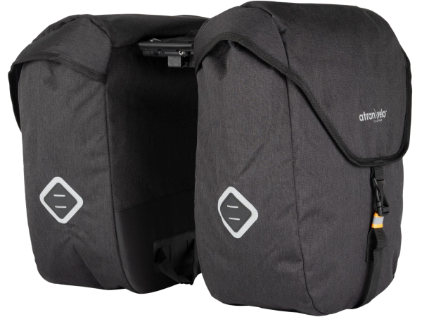 Atran Velo Zap AVS Black Sidetaskesæt, 2 x 25L