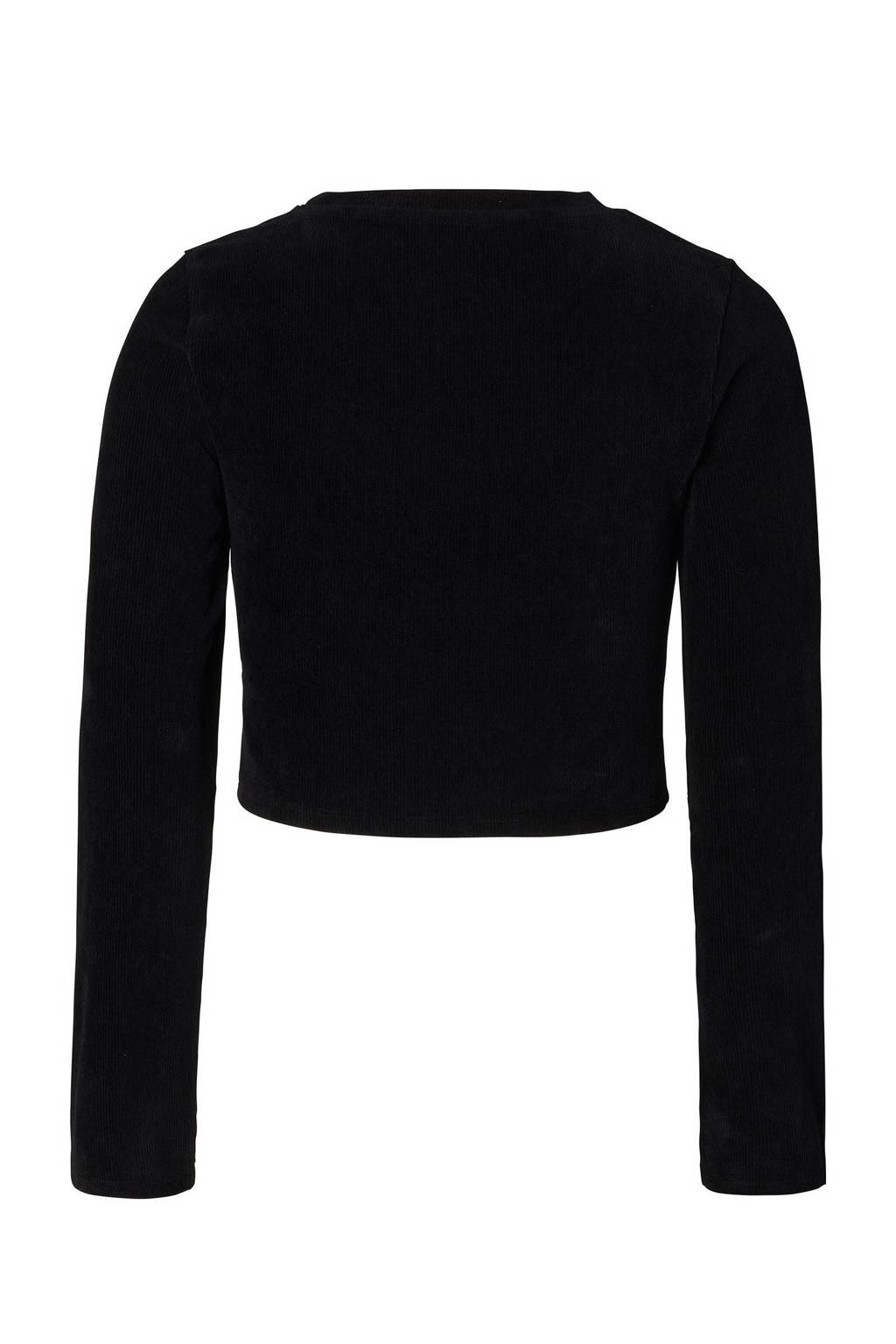 Noppies cropped top zwart
