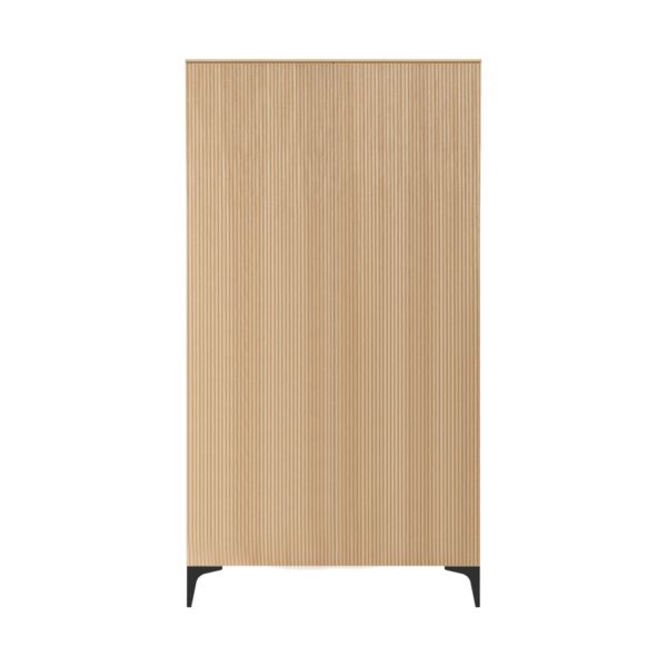 Kidsmill Levi Kledingkast 2-Deurs - Incl. Rechte Poot - Naturel Eiken
