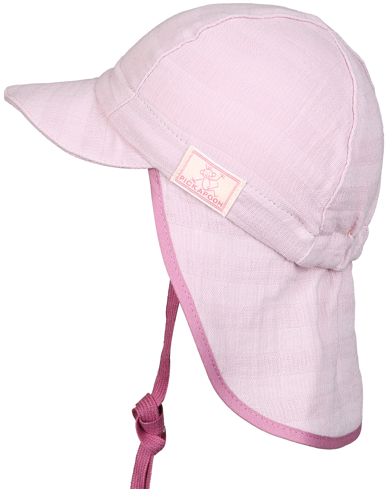 Schirmmütze TONY - MUSSELIN mit Schutz in  mauve
